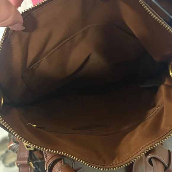 Fossil Tan Leather Backpack - Picture 7 of 10